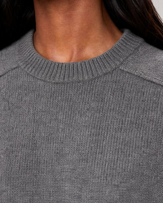 Gray Merino Wool Sweater