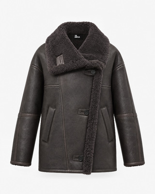 Brown sheepskin