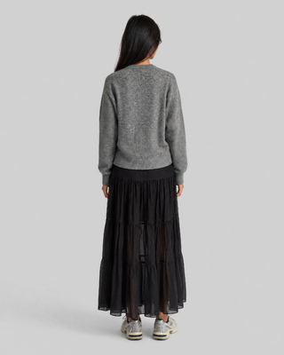 Long black skirt