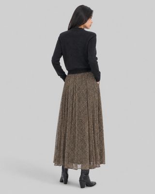 Black wool and cashmere sweater