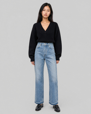 Black Merino Wool Sweater