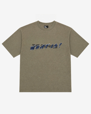 What is denim patch t-shirt khaki