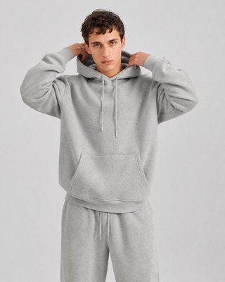 Gray Hooded Sweatshirt