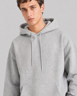Gray Hooded Sweatshirt