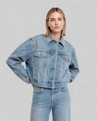 Blue denim jacket