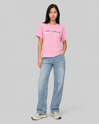 Pink 'what is' T-shirt
