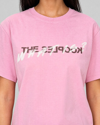Pink 'what is' T-shirt