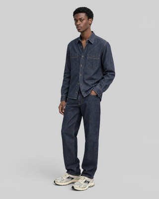 Blue Raw Denim Shirt