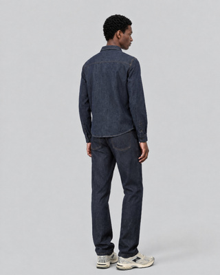 Blue Raw Denim Shirt