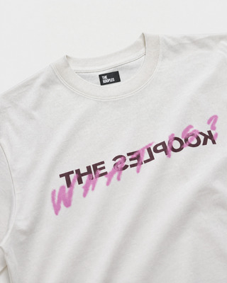 'What is' Pink Denim T-Shirt
