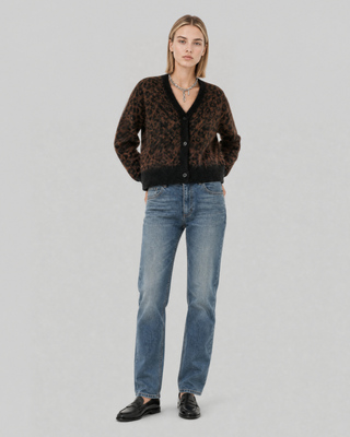 Blue slim-fit jeans