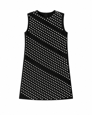 Black Short Studded Dress