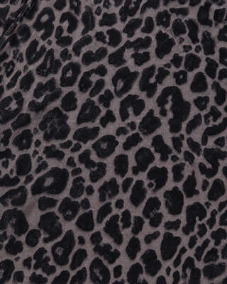 Black leopard-print bodysuit