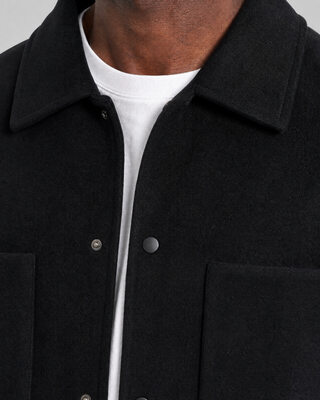 Black wool jacket