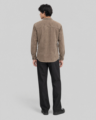 Taupe corduroy shirt