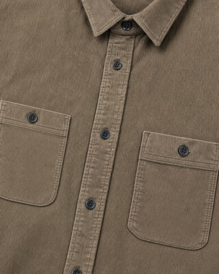 Taupe corduroy shirt