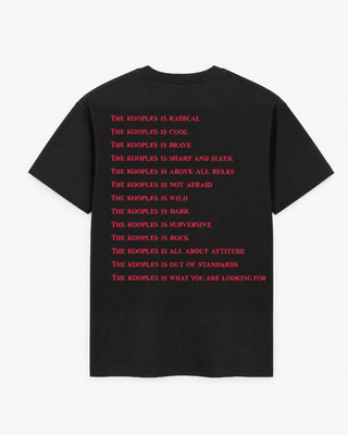 'What is' Black Rhinestone T-Shirt