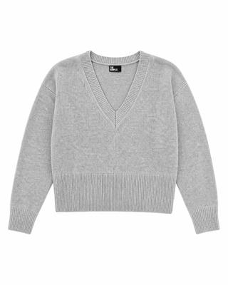 Blue Merino Wool and Cashmere Sweater