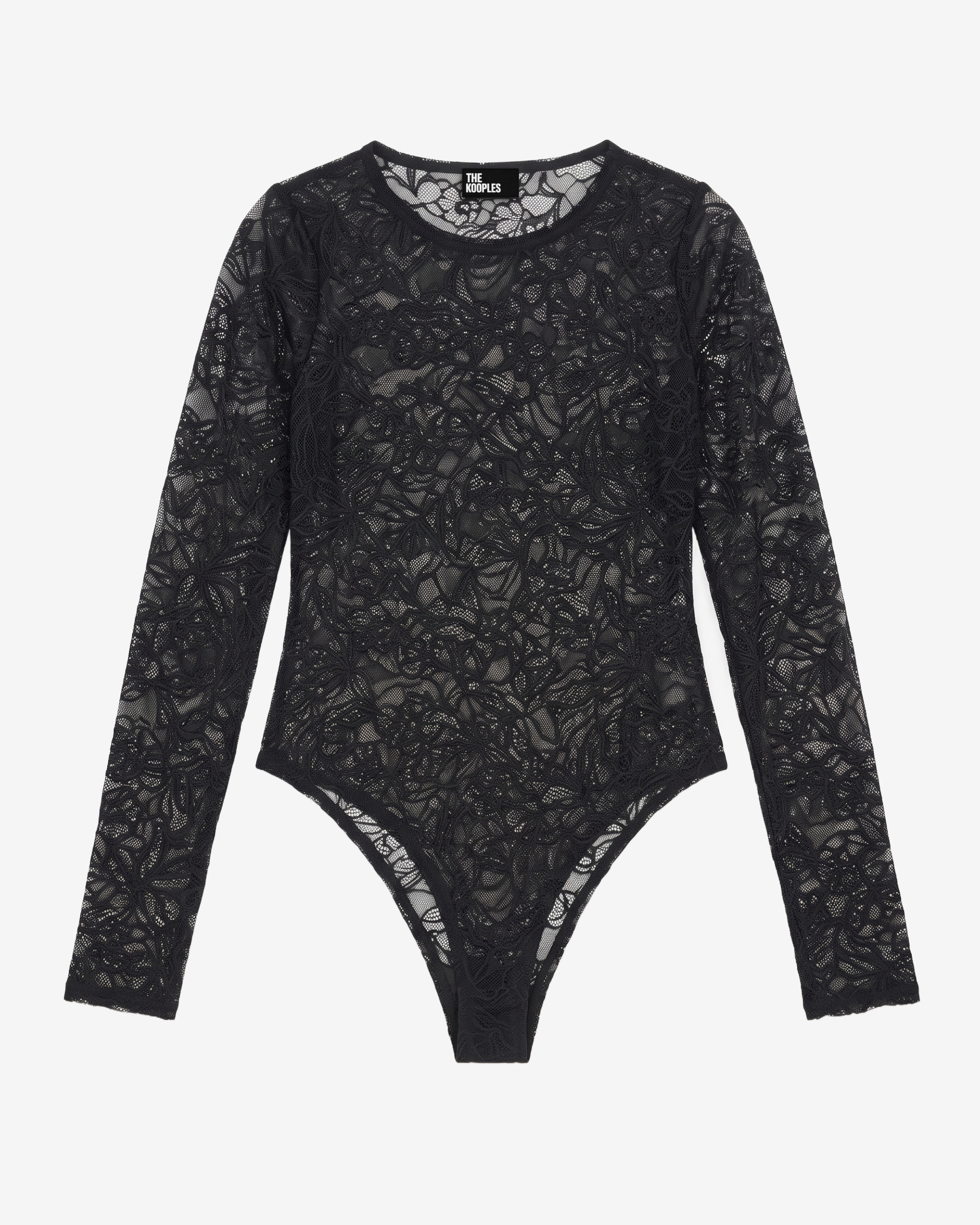 Black lace bodysuit
