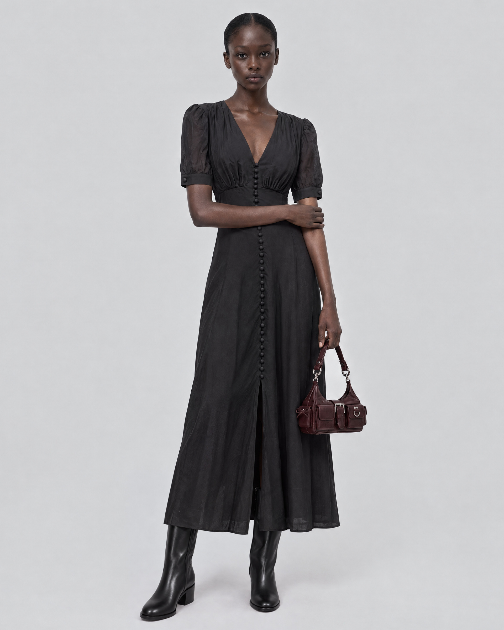 Long black dress