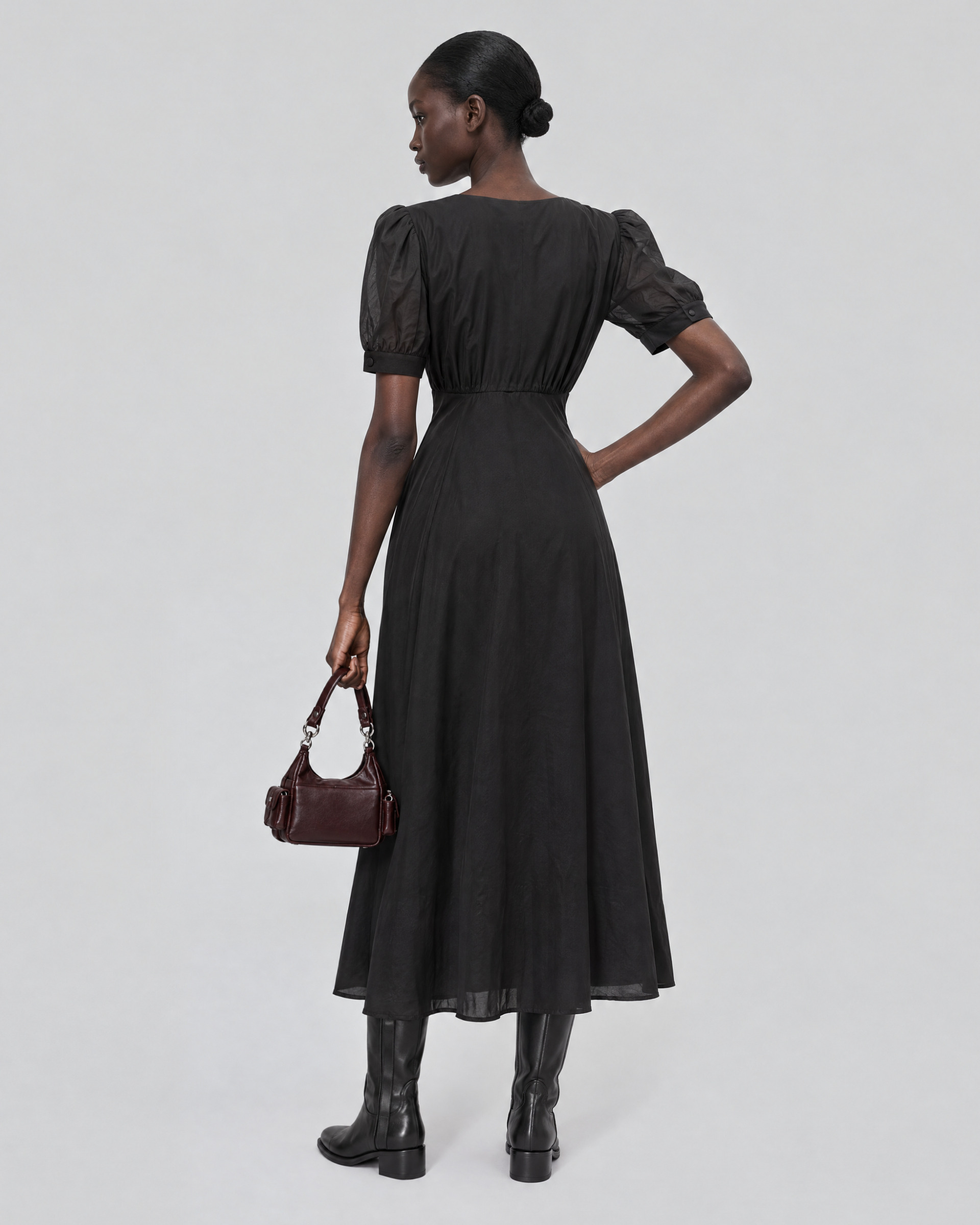 Long black dress