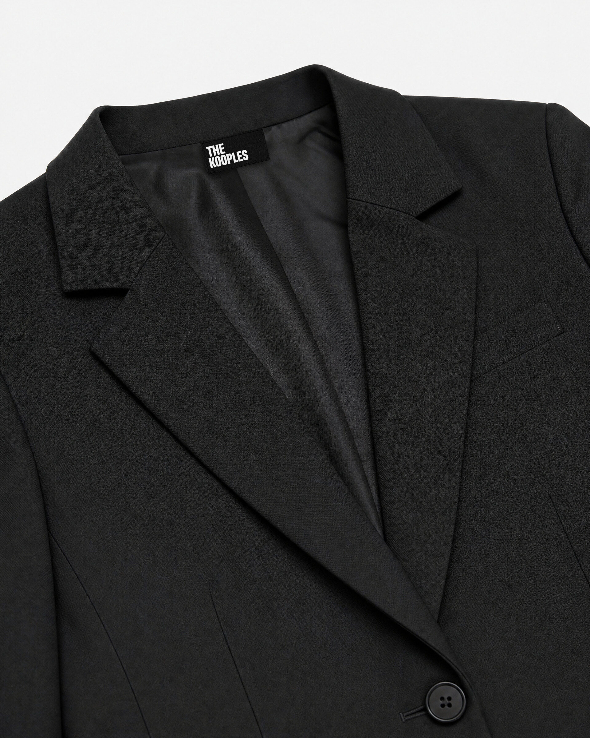 Black wool tailored jacket