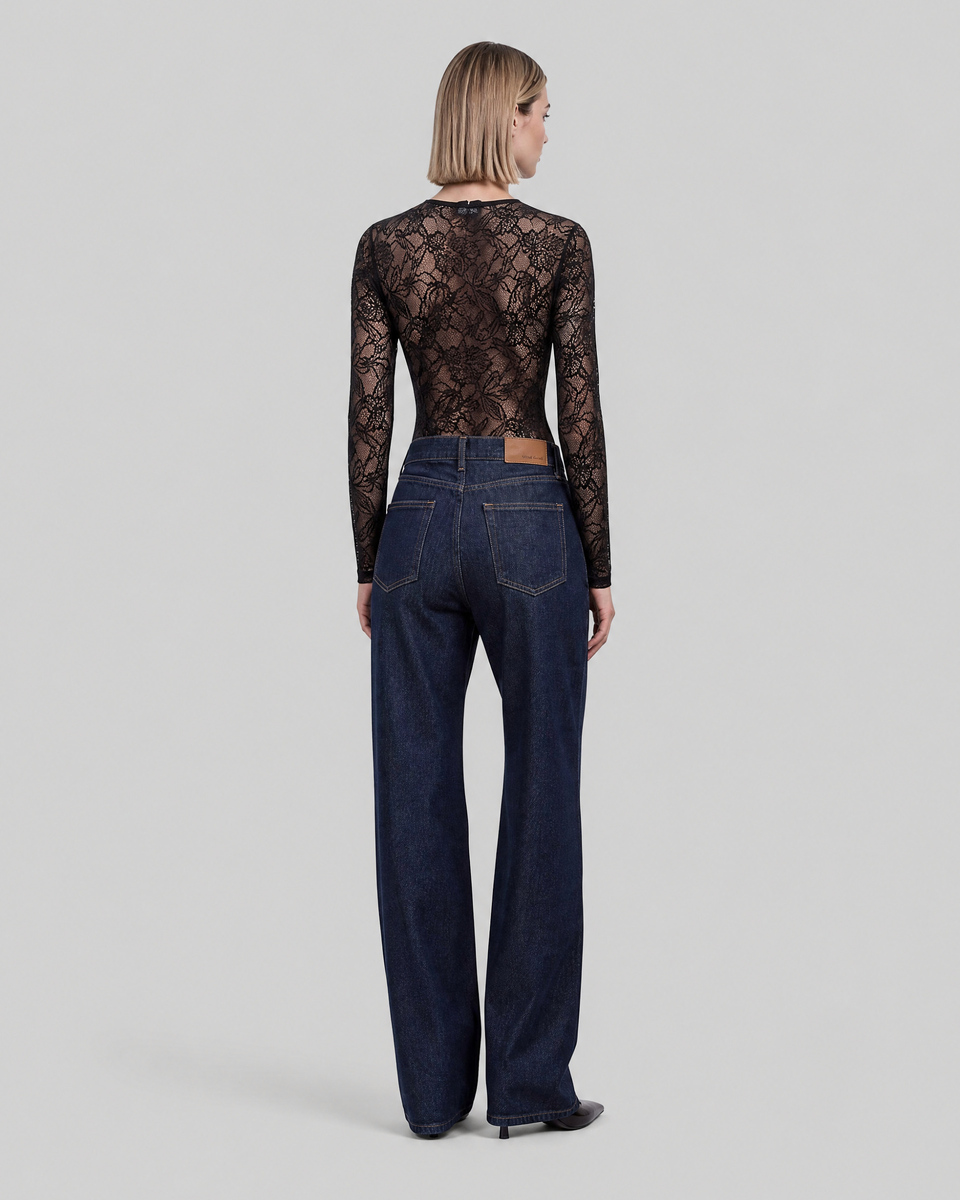 Black lace bodysuit