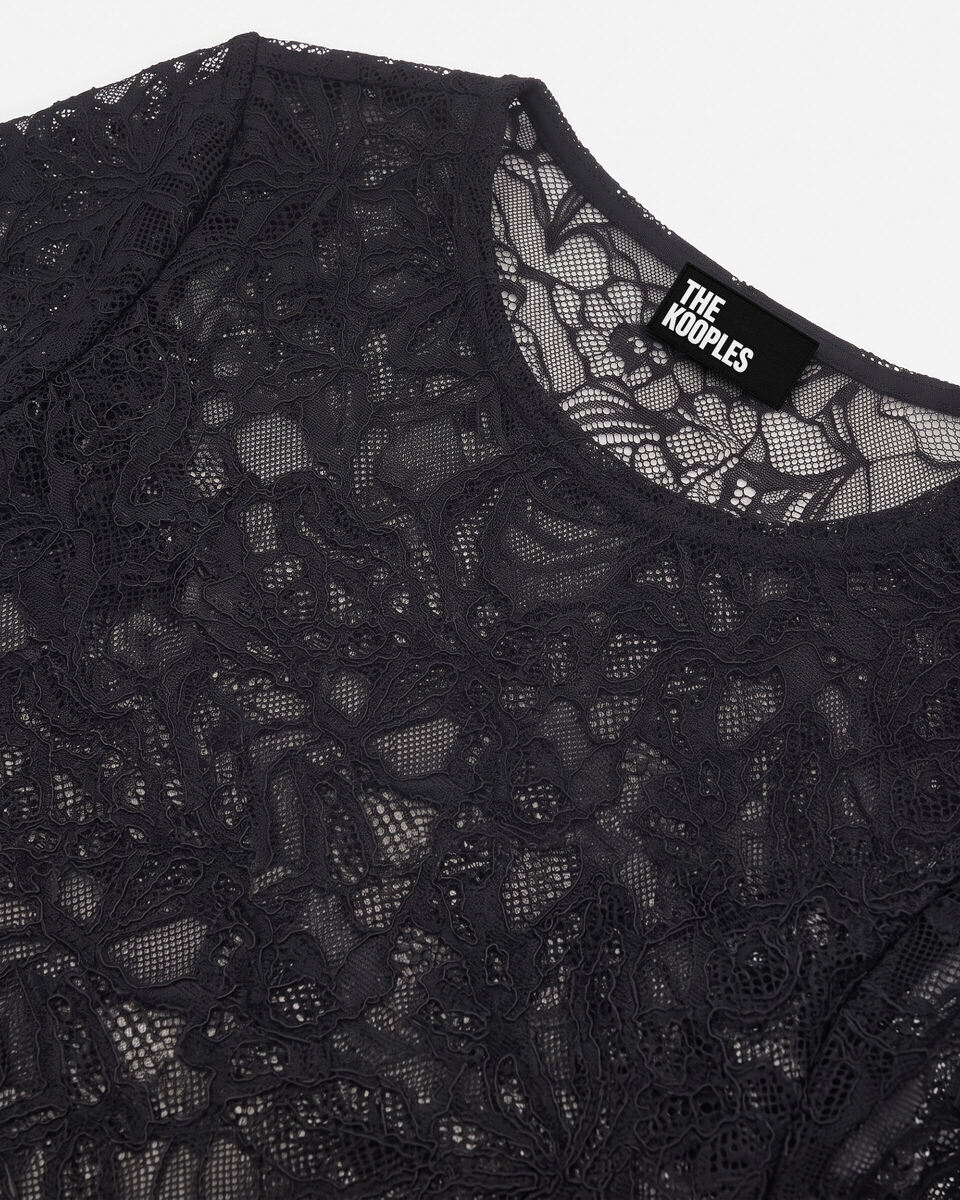 Black lace bodysuit
