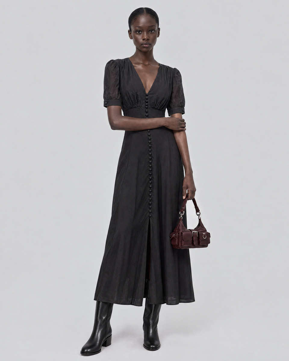 Long black dress
