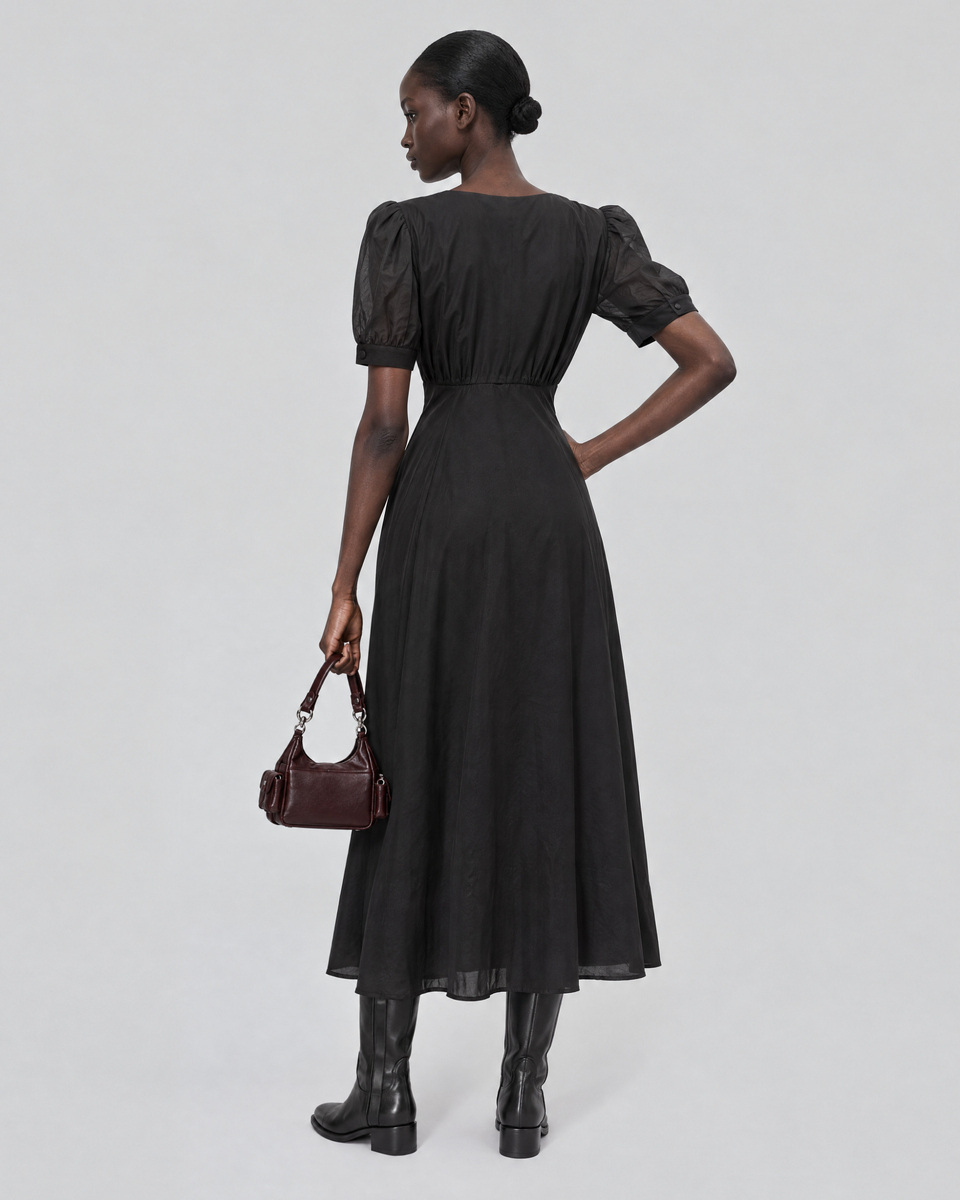 Long black dress