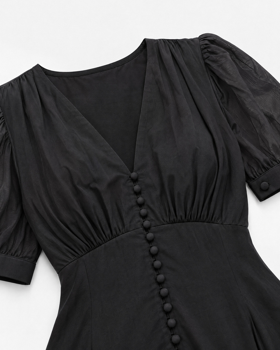 Long black dress
