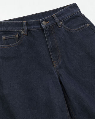 Dark blue jeans