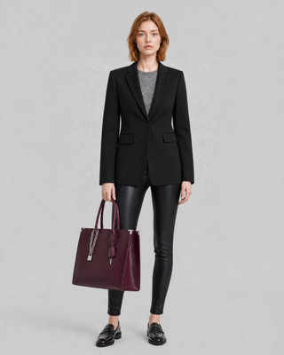 Black wool tailored jacket