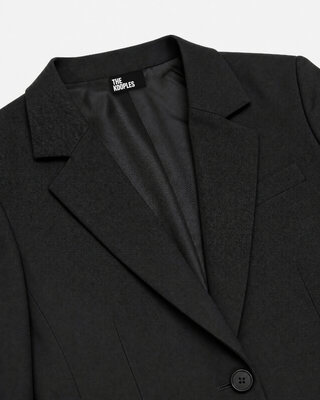 Black wool tailored jacket