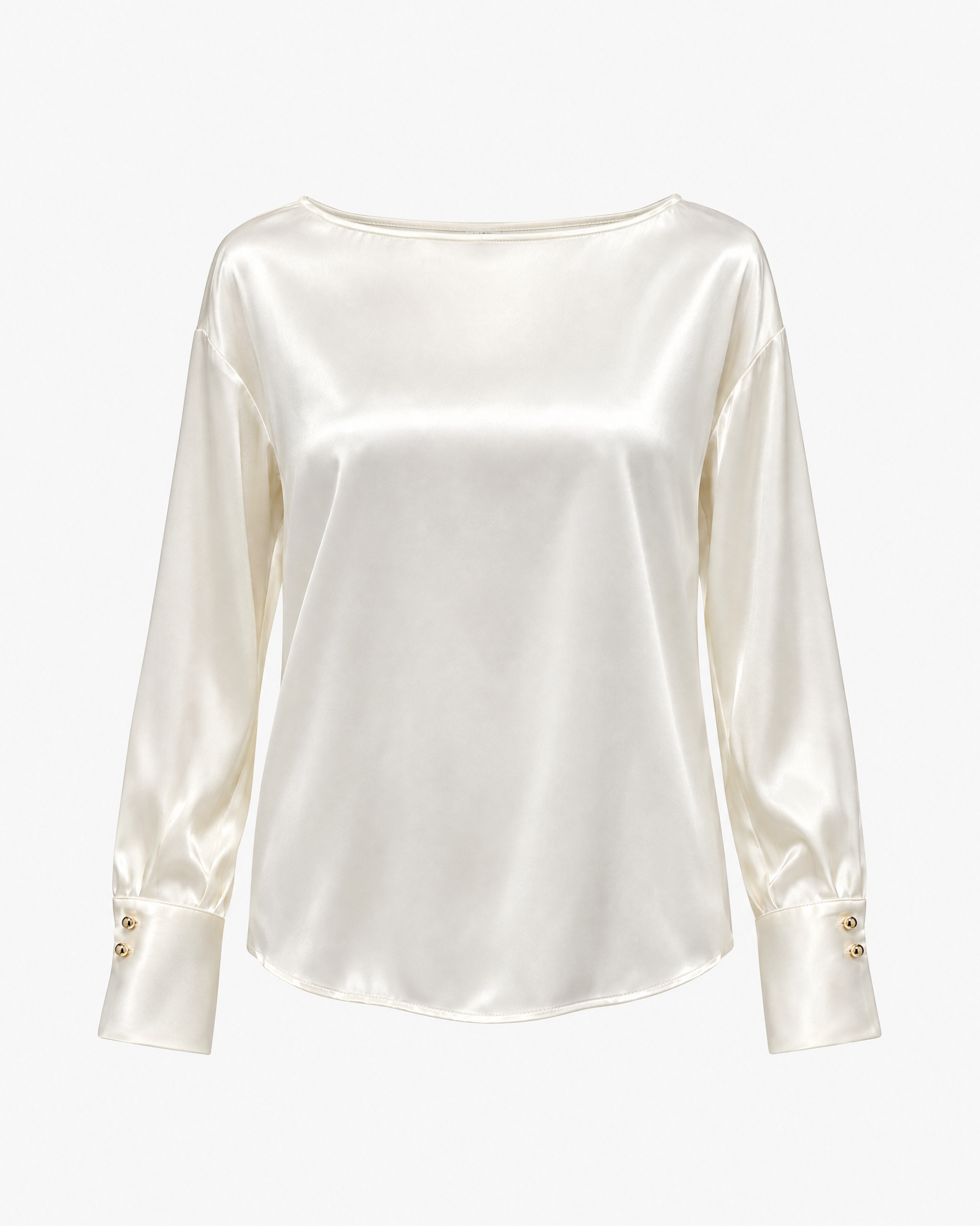 Ecru satin top