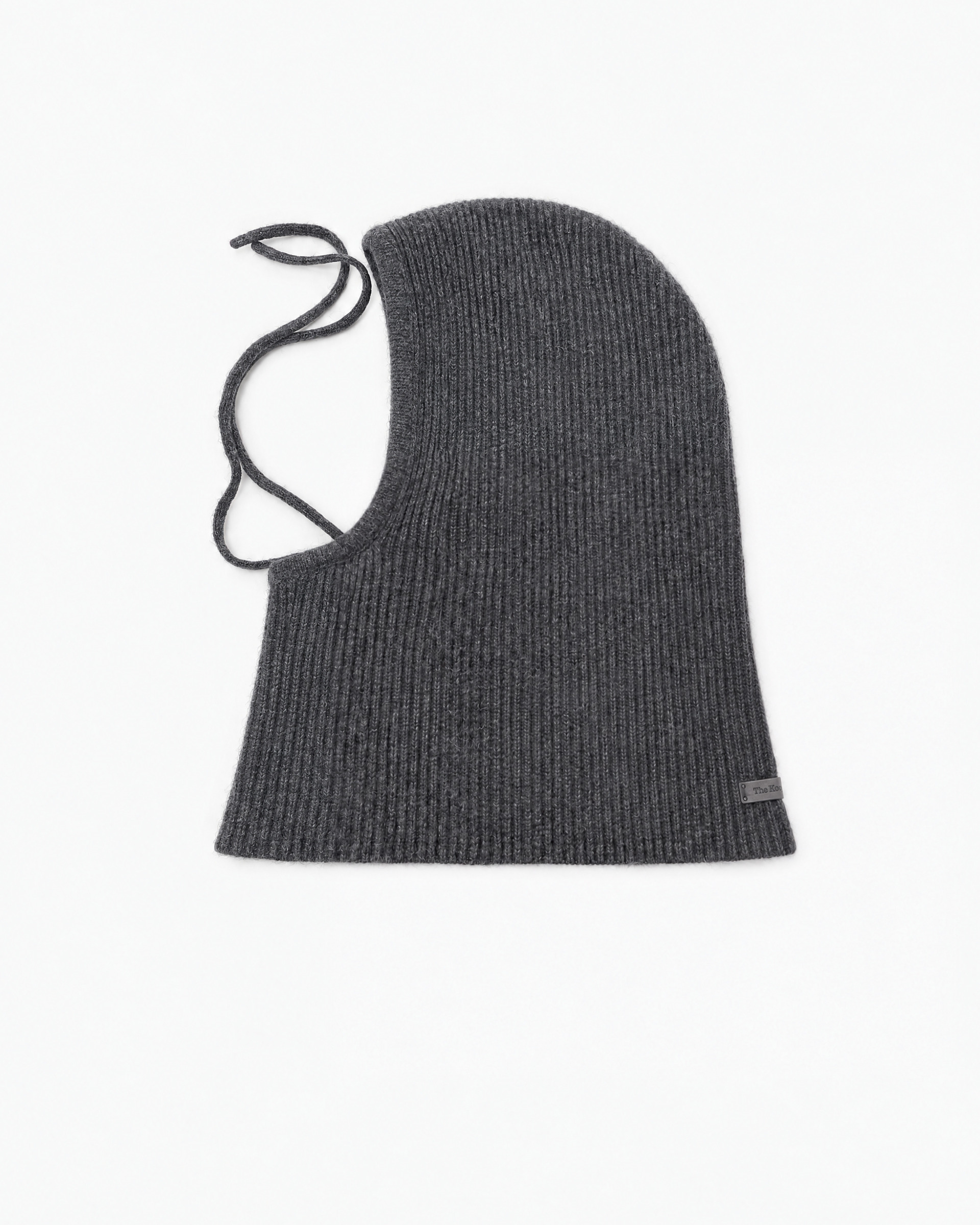 Unisex Gray Wool and Yak Balaclava