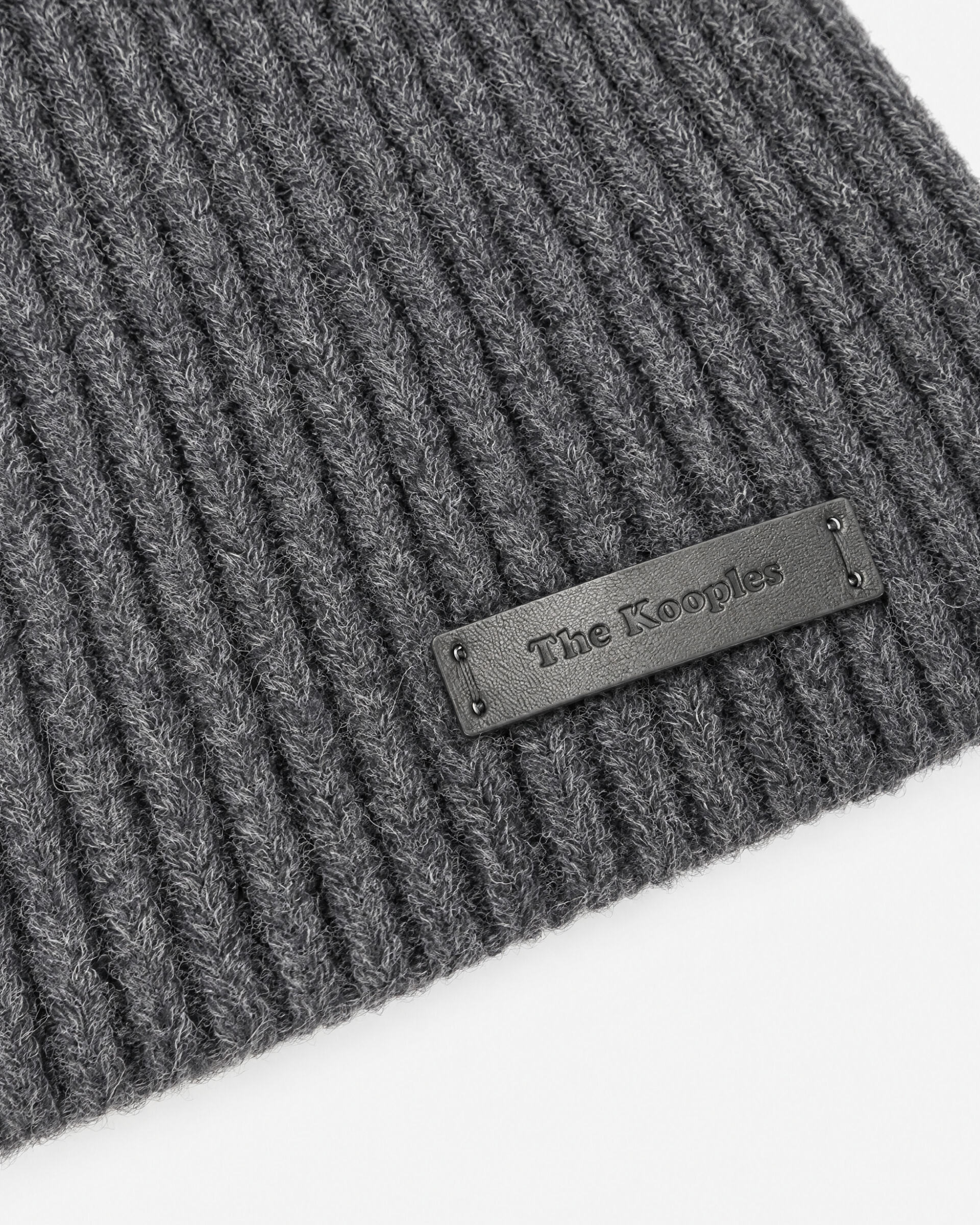 Unisex Gray Wool and Yak Balaclava