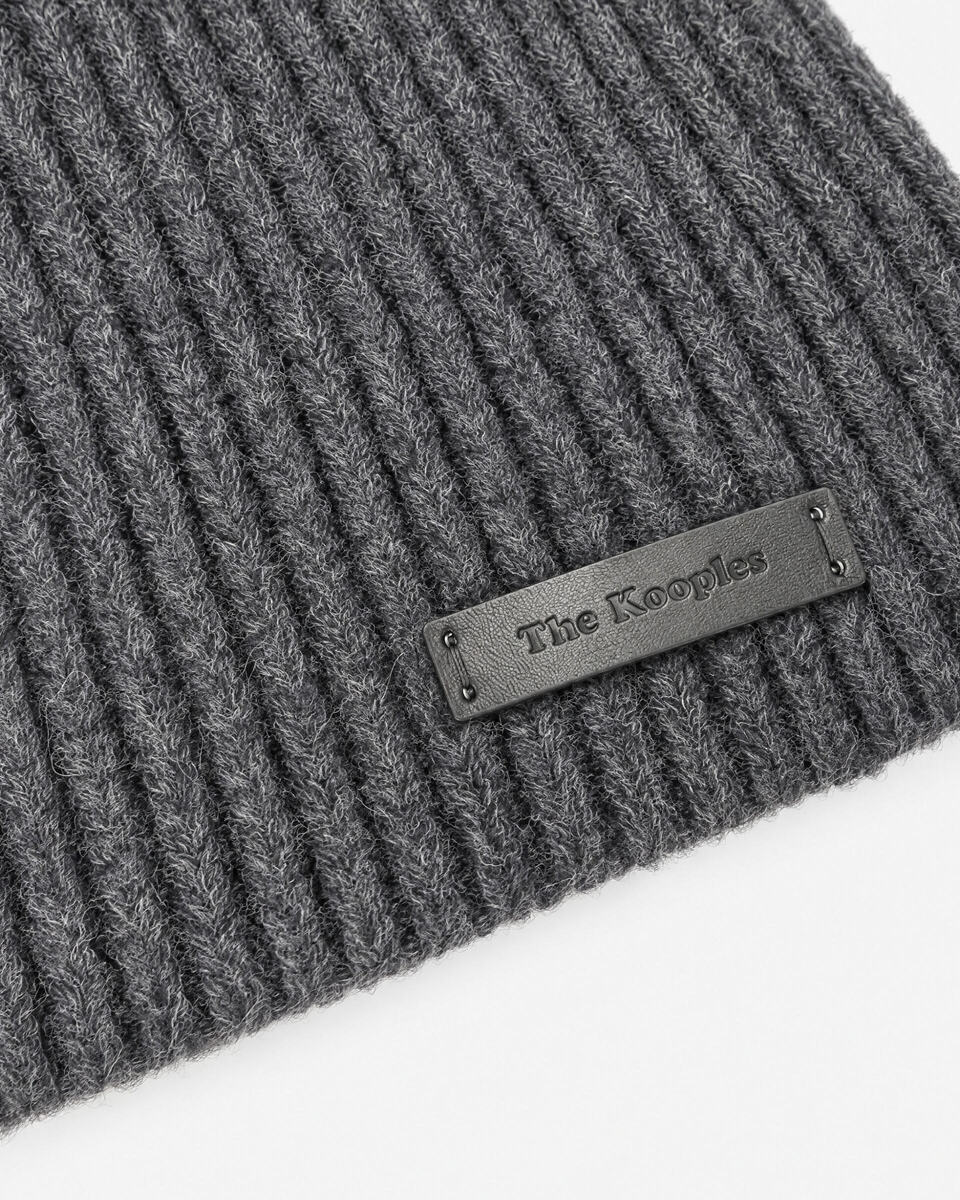 Unisex Gray Wool and Yak Balaclava