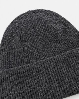 Unisex Gray Wool and Yak Beanie