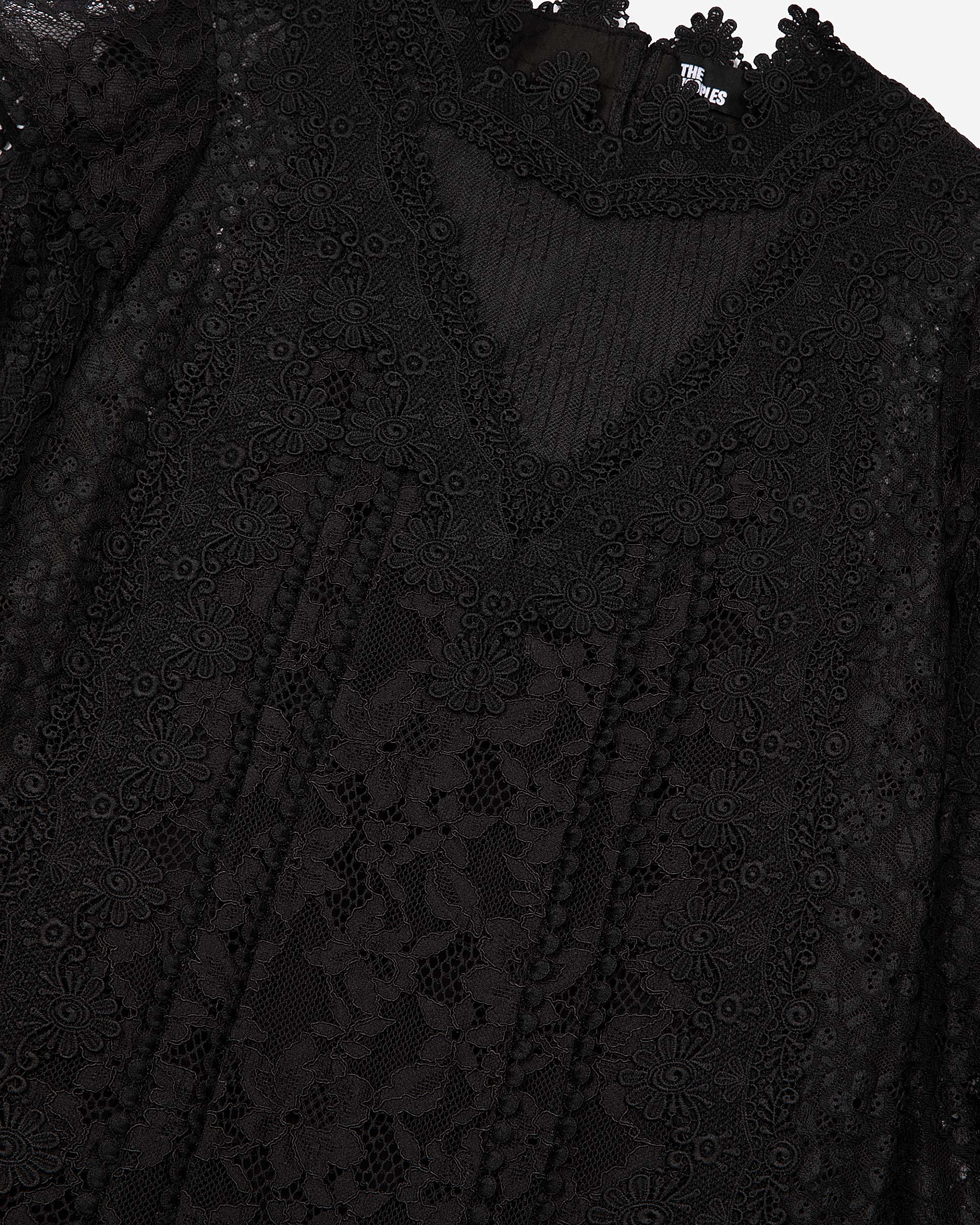 Short black lace dress
