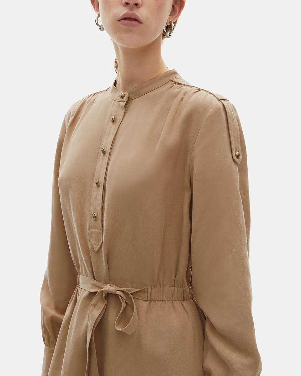 Short beige dress