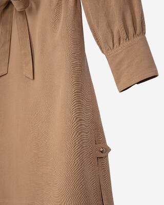 Short beige dress