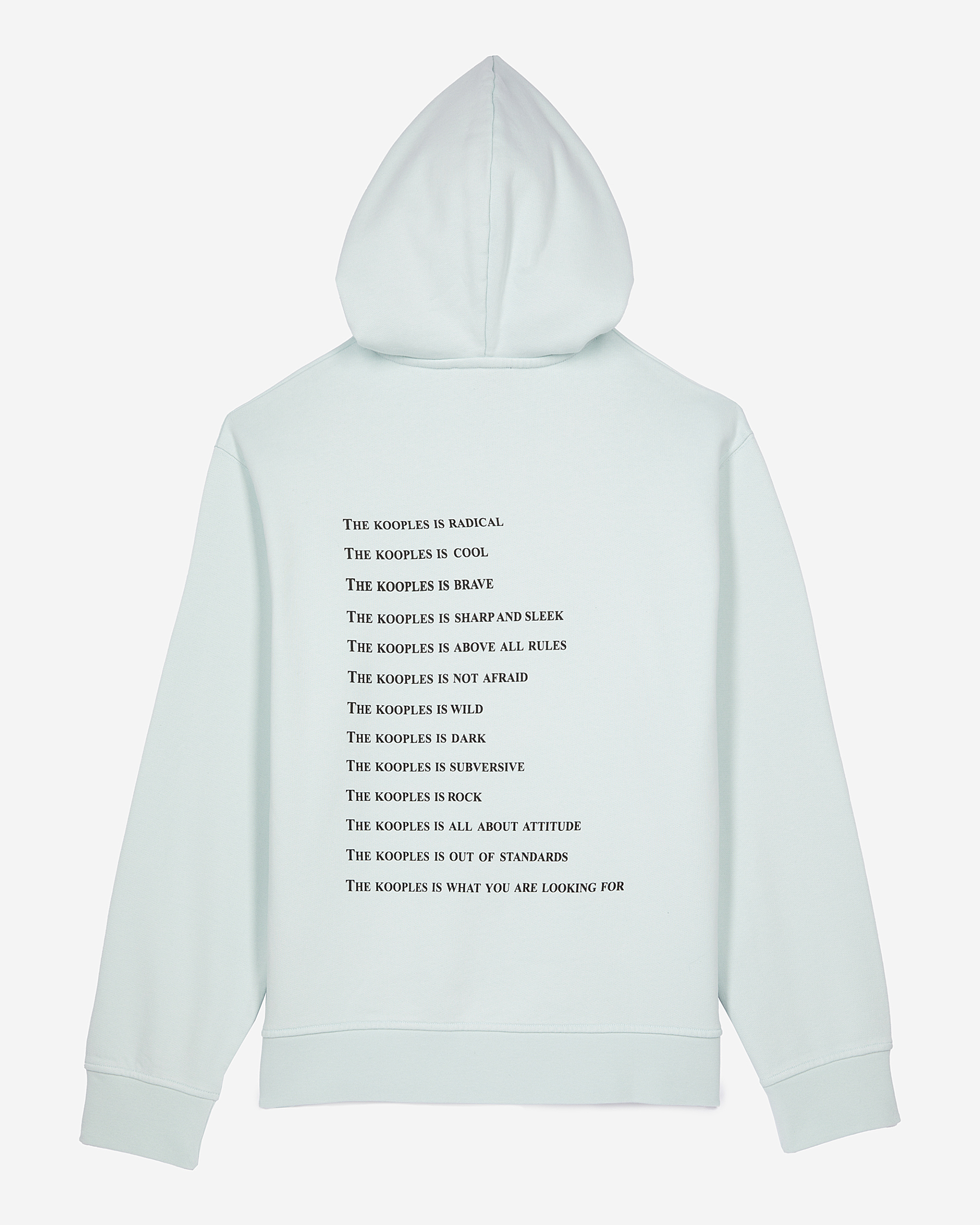'What Is' Light Blue Hoodie