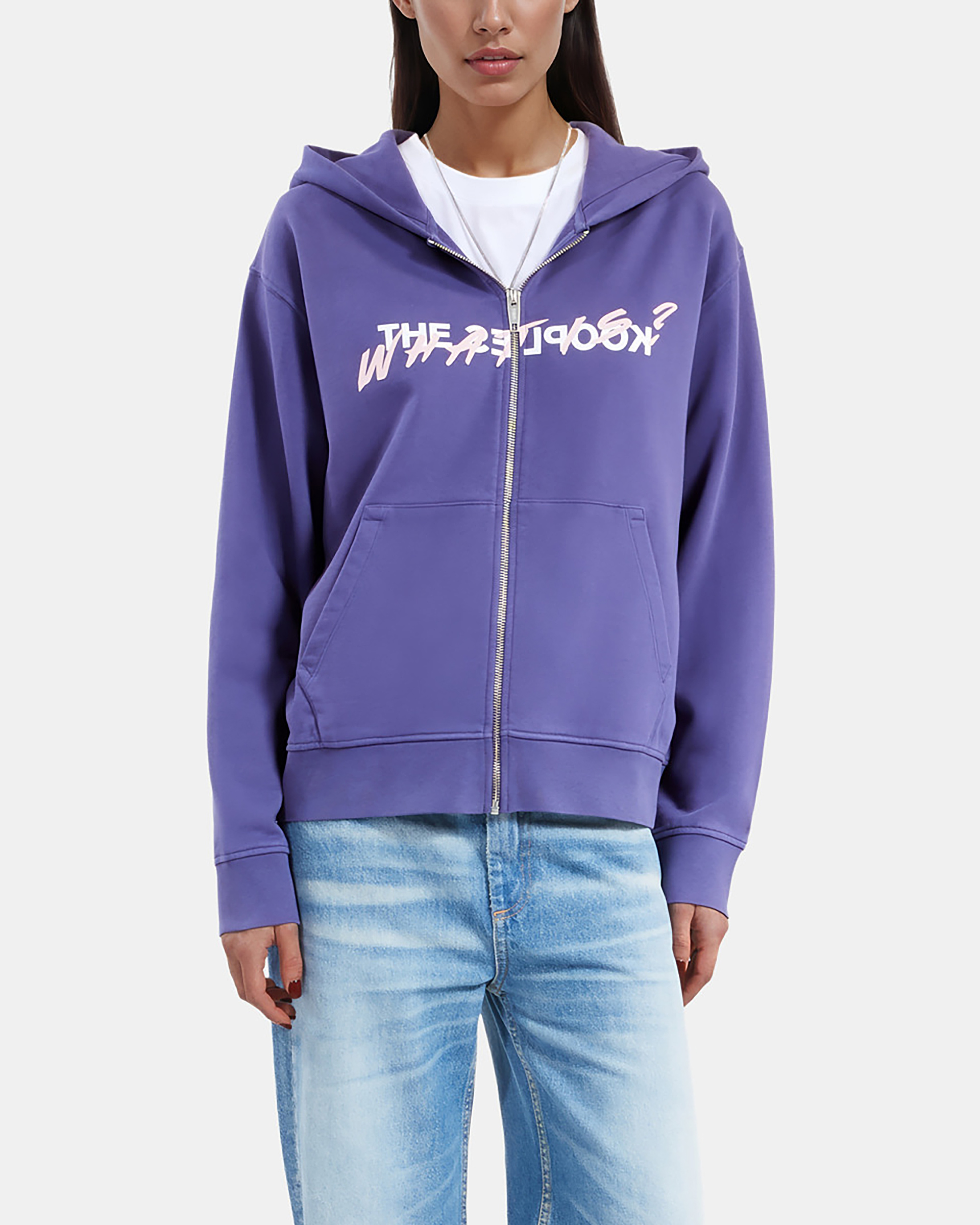 'What Is' Purple Hoodie