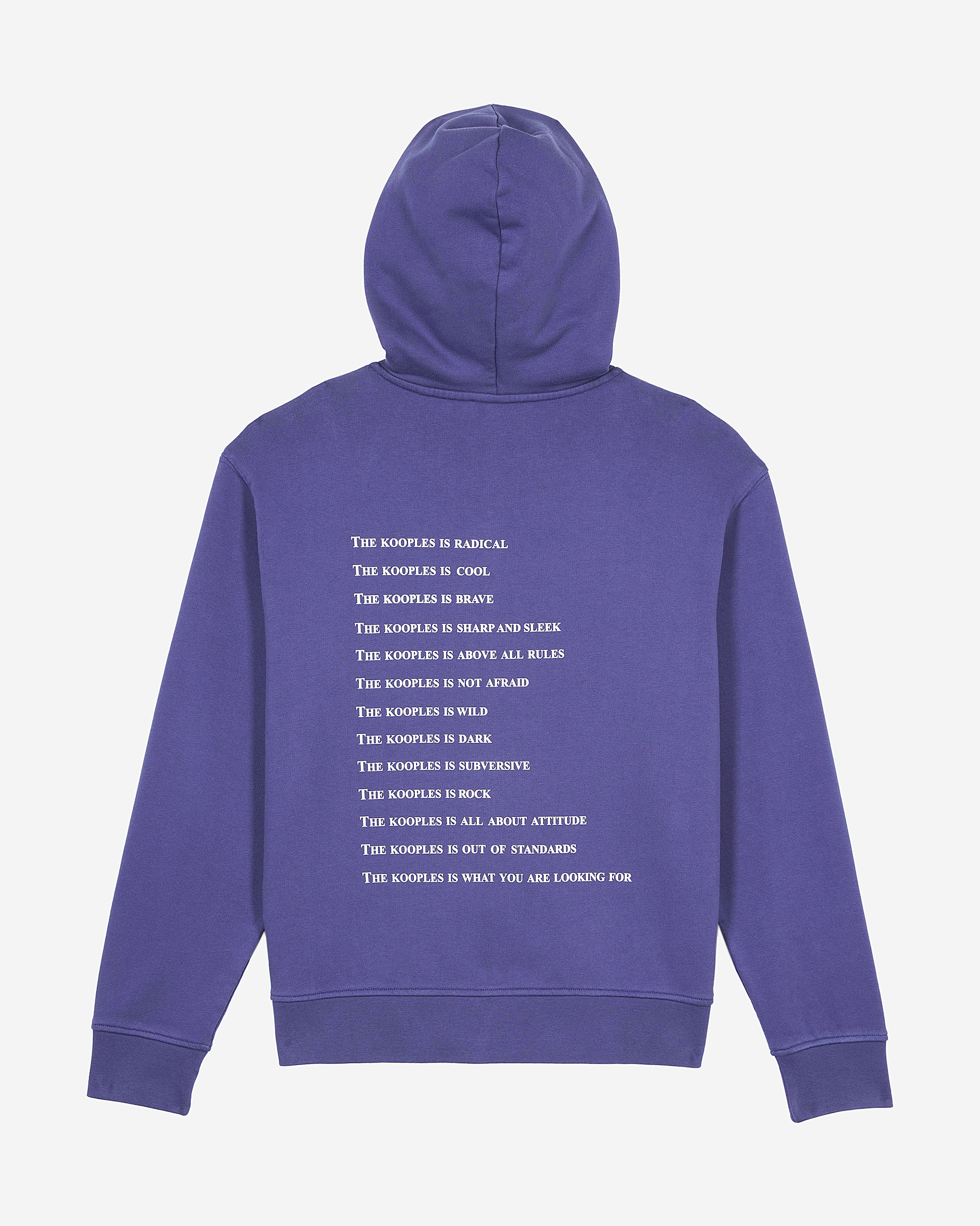 'What Is' Purple Hoodie
