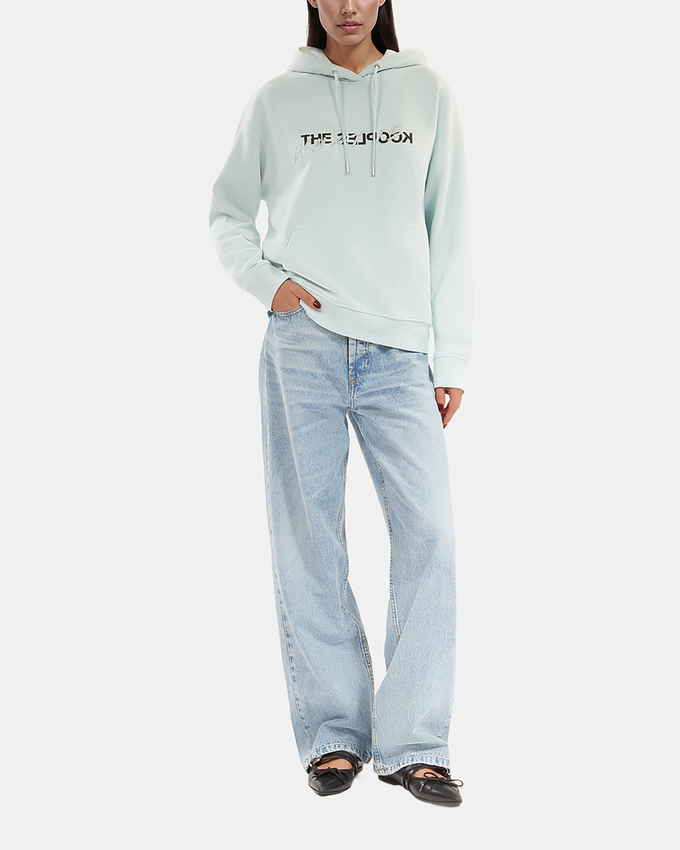 'What Is' Light Blue Hoodie