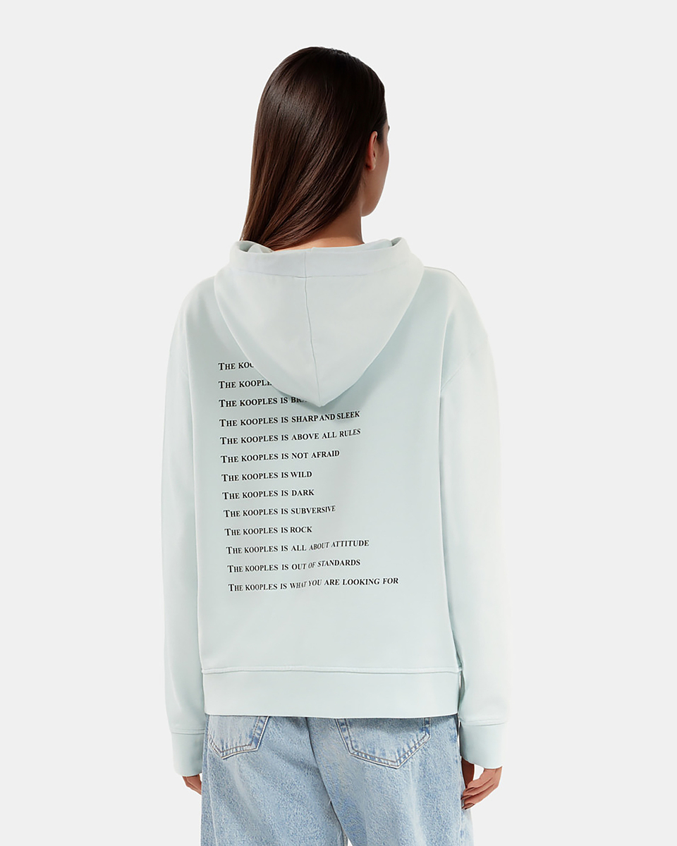 'What Is' Light Blue Hoodie