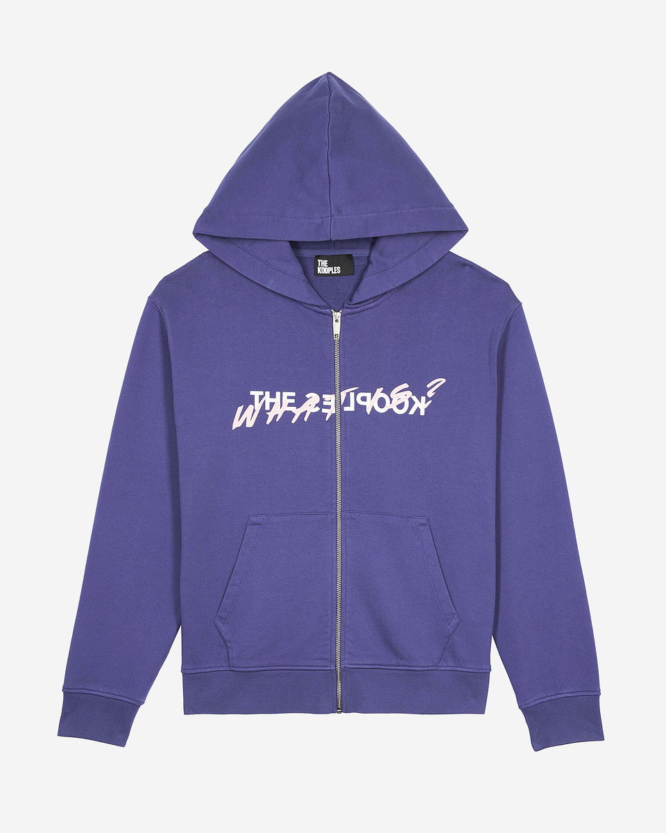 'What Is' Purple Hoodie
