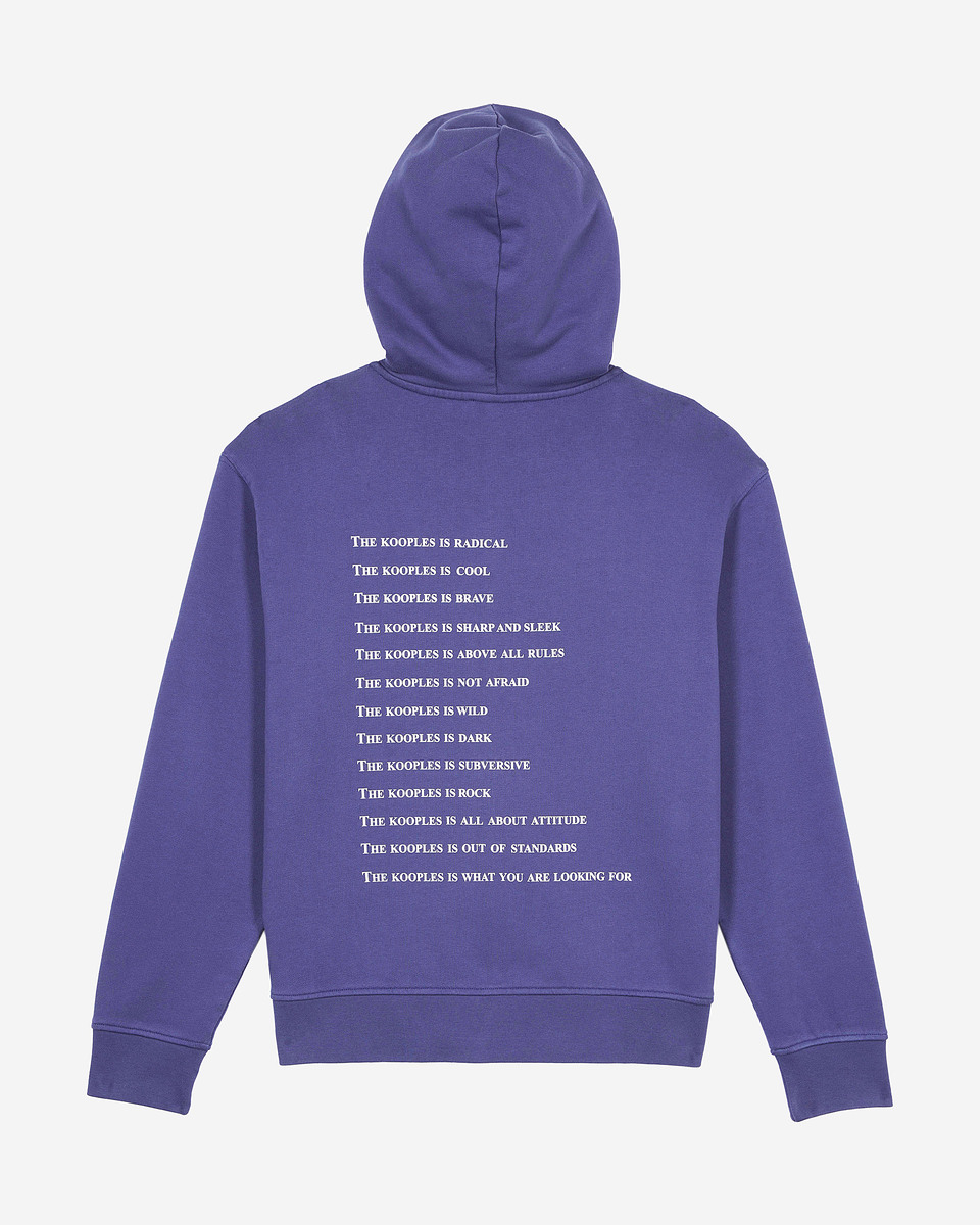 'What Is' Purple Hoodie