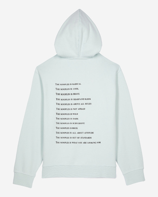 'What Is' Light Blue Hoodie